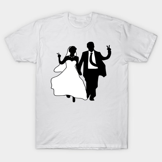 Wedding day - married forever T-Shirt by KK-Royal